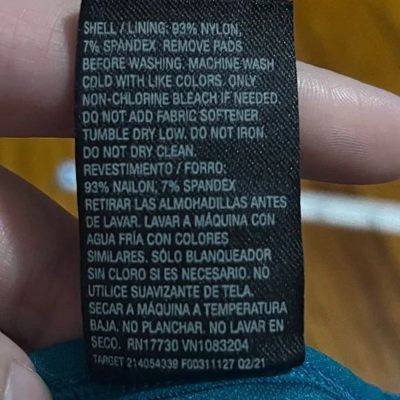 All in Motion Zip Front Bra Medium Support Size Small NWT - Picture 3 of 5